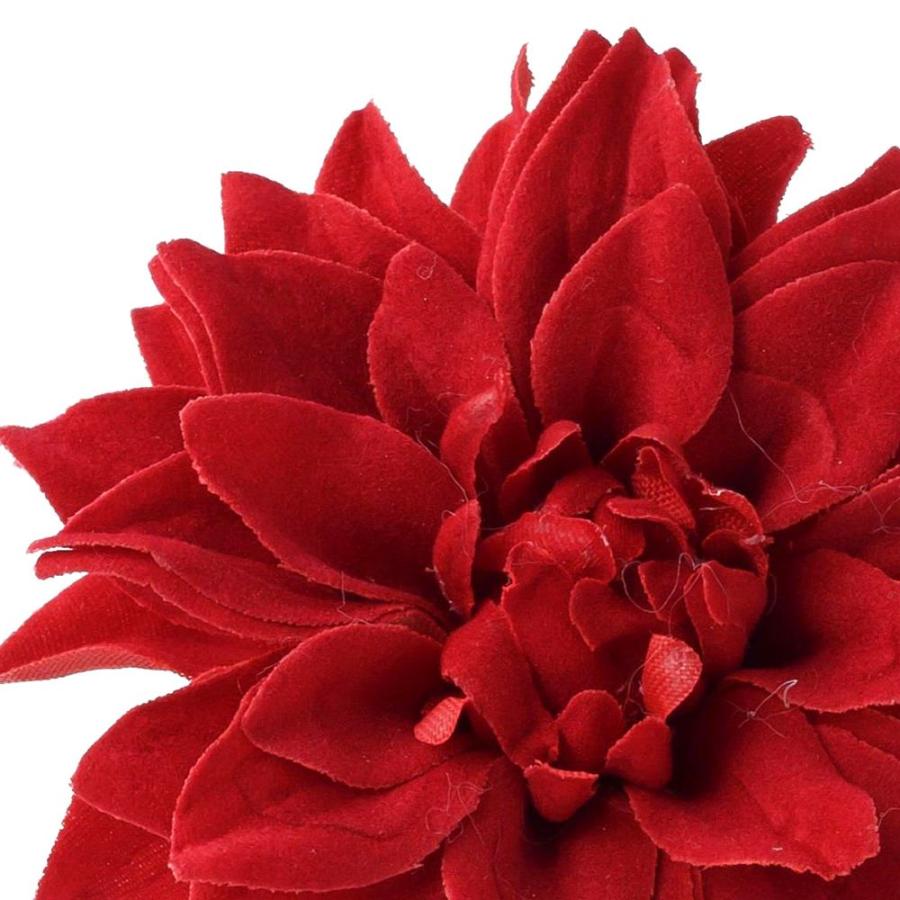 造花 とりよせ品 ベルベットダリアピック レッド 天竺牡丹 てんじくぼたん テンジクボタン インテリア インテリアフラワー フェイクフラワー 花材 春 パレ | ブランド登録なし | 01