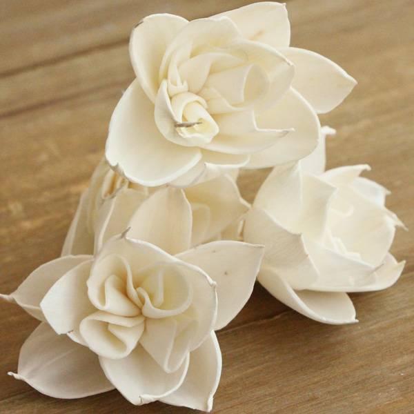 ハンドメイドフラワー 花材 即日出荷 RMソラガーデニア6cm ドライ