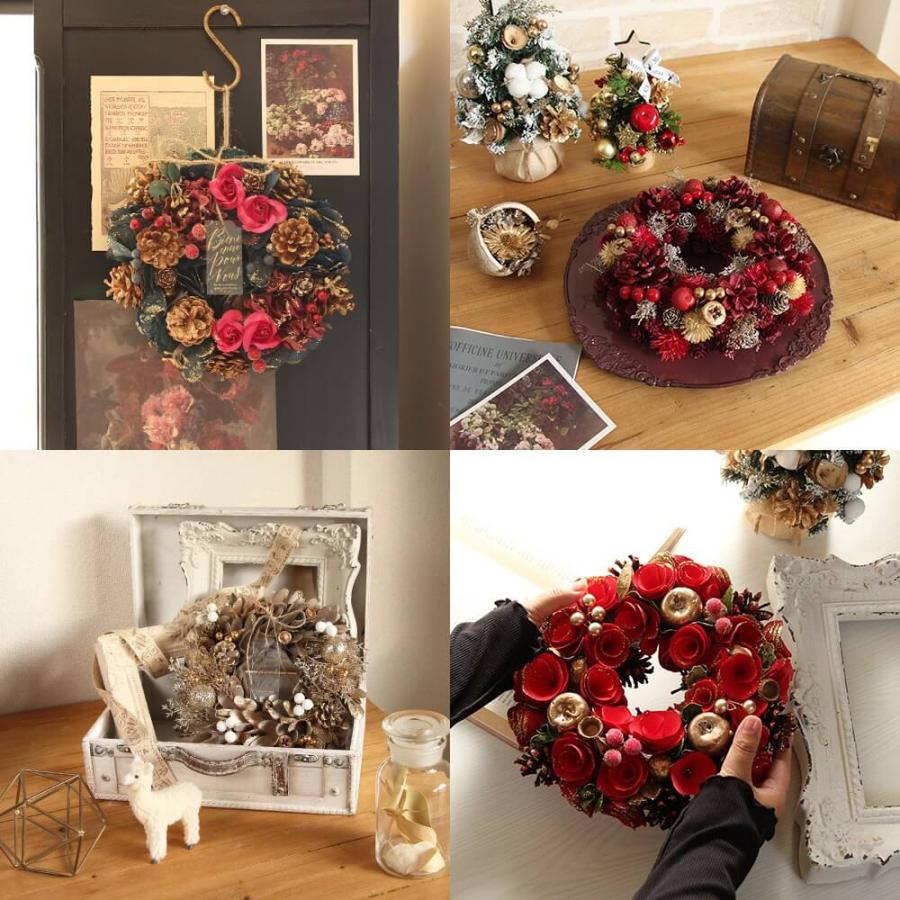クリスマス リース 即日出荷 ドライ木の実のクリスマスリースM クリスマス リース 即日出荷 ドライ木の実のクリスマスリースM