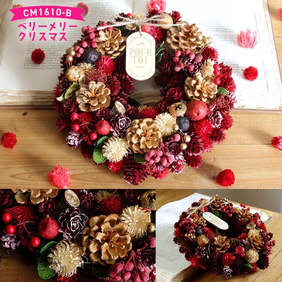 クリスマス リース 即日出荷 ドライ木の実のクリスマスリースM クリスマス リース 即日出荷 ドライ木の実のクリスマスリースM