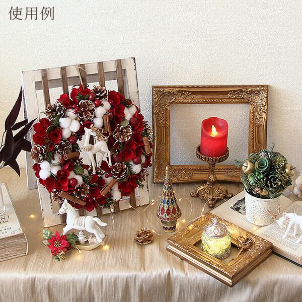 クリスマス インテリア 即日出荷 アンティークゴールドピラースタンド