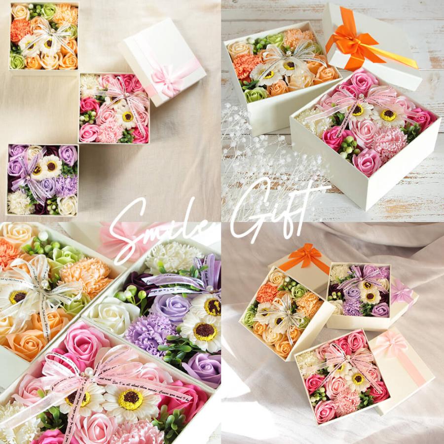 ソープフラワー プレゼント 即日出荷 ギフト フラワー ボックス 誕生日 結婚祝い そのまま飾れる 誕生日プレゼント ボックス ギフト オシャレ インテリア | ブランド登録なし | 11