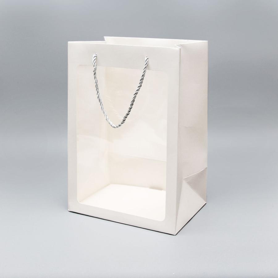 ハンドメイド 資材 即日出荷 窓付きギフトペーパーバッグA