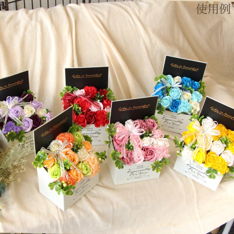 ソープフラワー プレゼント 即日出荷 送料無料 ソープフラワーラグジュアリースタンドm ボックス プレゼント 枯れない花 造花 母の日 お供え 花 Smt Standm 造花ドライフラワー専門問屋花びし 通販 Yahoo ショッピング