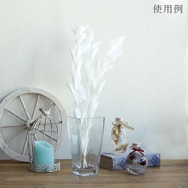 プリザーブドフラワー 花材 即日出荷 ルスカス・ガーデン オフホワイト