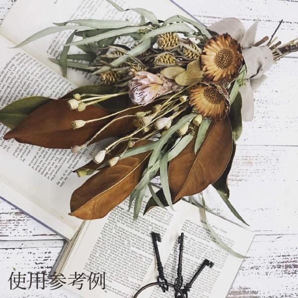 ドライフラワー 花材 即日出荷 シャーリーポピー ナチュラル スワッグ