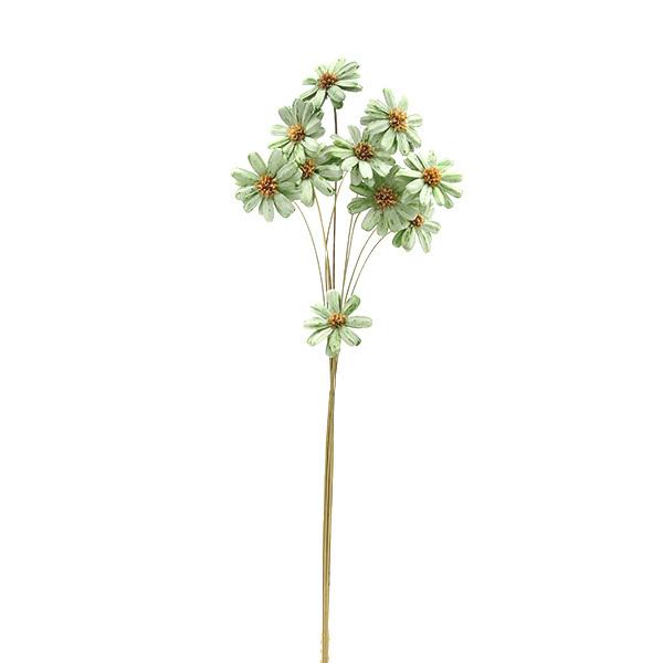 ハンドメイドフラワー 即日出荷 大地農園 マーガレットフラワー ミストグリーン Divinelydolce Com