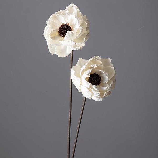 スーパーsale セール期間限定 ハンドメイドフラワー 花材 即日出荷 大地農園 ソーラーシャクヤク 白 ソーラー ハンドメイドフラワー 芍薬 花 花材 素材 材料 ブーケ 花束