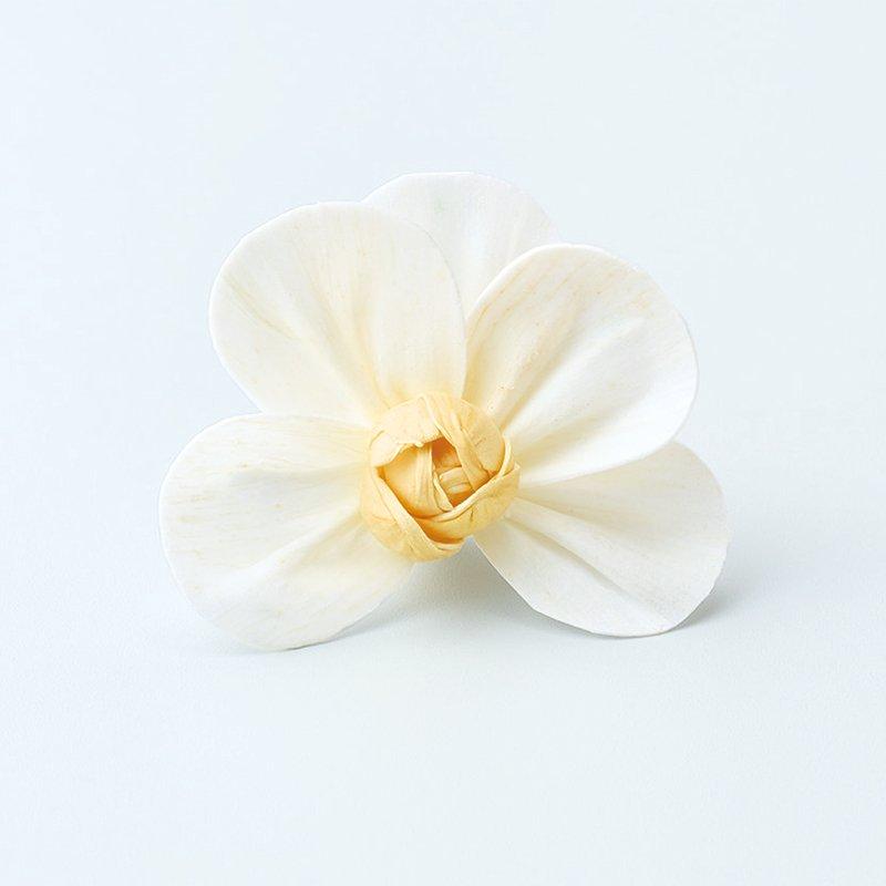 ハンドメイドフラワー 花材 即日出荷 ソーラーコチョウラン ホワイトイエロー 花材 素材 材料 パーツ ソラフラワー 胡蝶蘭 コチョウラン 白 黄色 大地農園（Yahoo!・造花ドライフラワー専門問屋花びし）