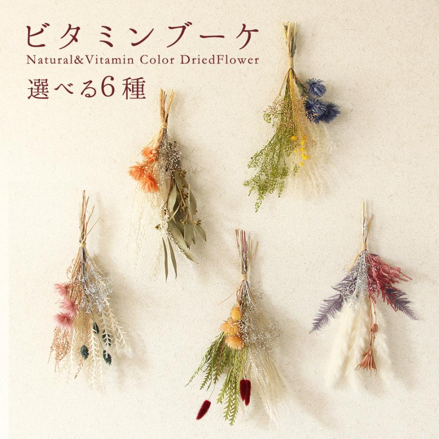 ドライフラワー アレンジ 即日出荷 ビタミンブーケ 花束 壁掛け 飾り ナチュラル ブーケ インテリア 壁面飾り シルバーデイジー ラグラス ピンク 大地農園（Yahoo!・造花ドライフラワー専門問屋花びし）
