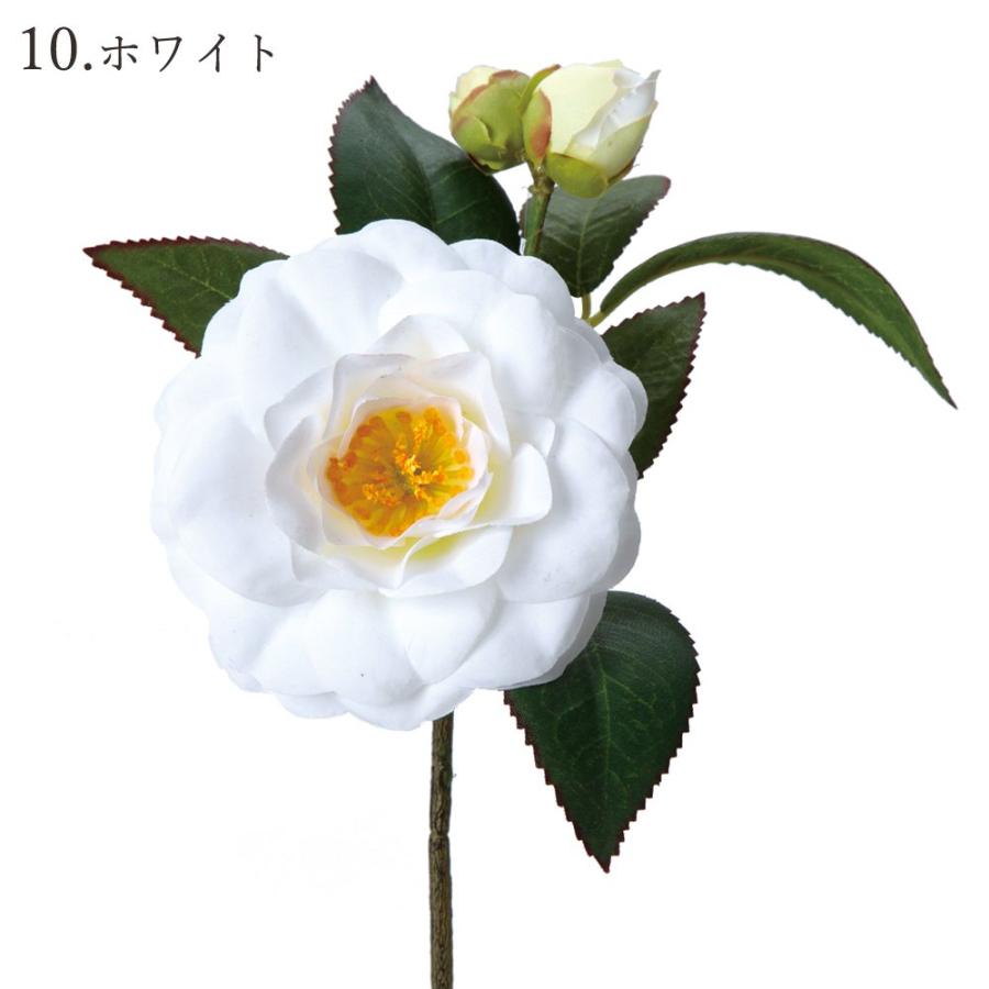 正月 造花 即日出荷 椿 正月飾り 花材 材料 パーツ ツバキ 赤 白