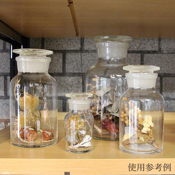 ガラス ベース 即日出荷 メディシンボトル 薬瓶 H16.5cm W500 クリア