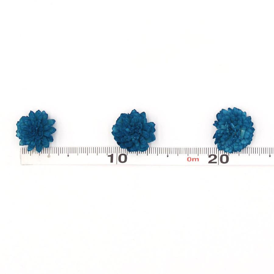 ハンドメイドフラワー 花材 即日出荷 ソーラーダリア・4cm ブルー