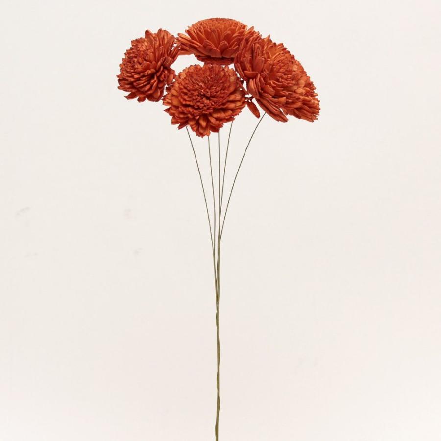 ハンドメイドフラワー 花材 即日出荷 特価 ソーラーダリア ワイヤー