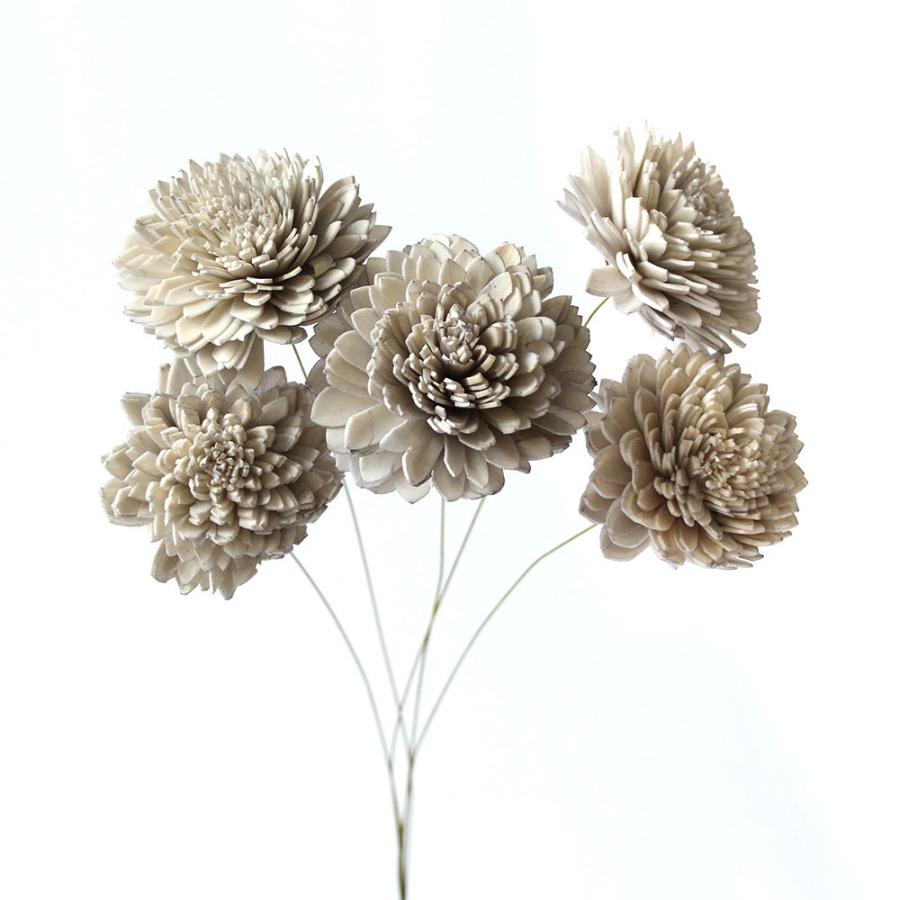 ハンドメイドフラワー 花材 即日出荷 ソーラーダリア・ワイヤー 6cm 