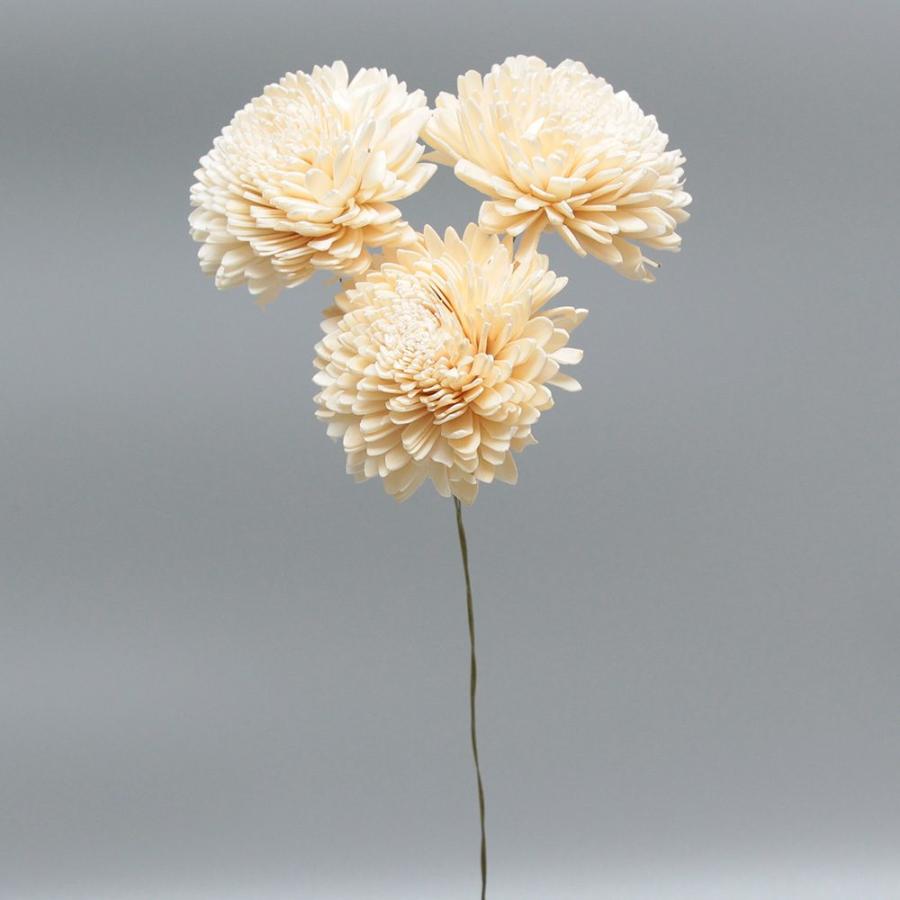 ハンドメイドフラワー 花材 即日出荷 ソーラーダリア ワイヤーステム