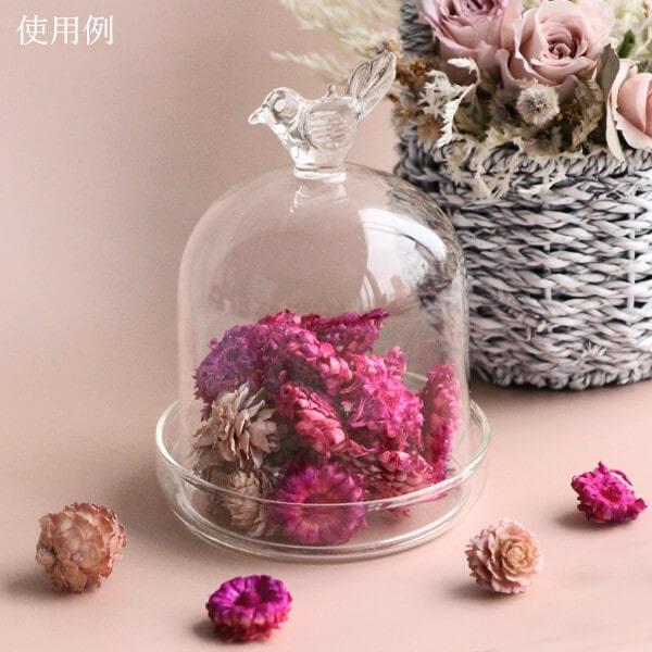 ドライフラワー 花材 即日出荷 ミニコンパクタ ヘッド ダークピンク