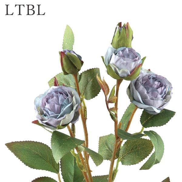 アンティーク シルクリボンアートフラワー＆手彩色ローズ ビーズレース＆金フレーム 造花 とりよせ品 スプレーウィットローズ インテリア インテリア