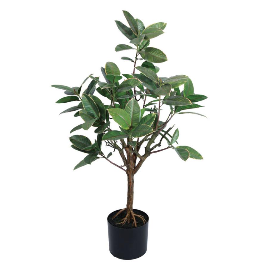 フェイクグリーン 観葉植物 とりよせ品 ラバーツリーポット85cm