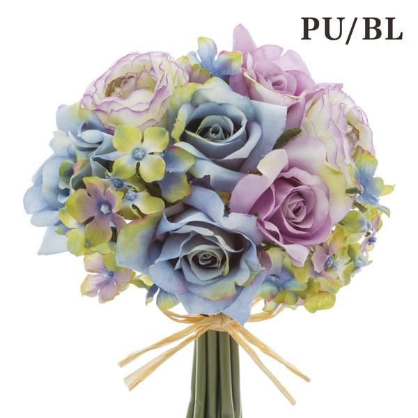 造花 とりよせ品 特価 ローズ&ラナキュラブーケ 花束 ブーケ 小さめ