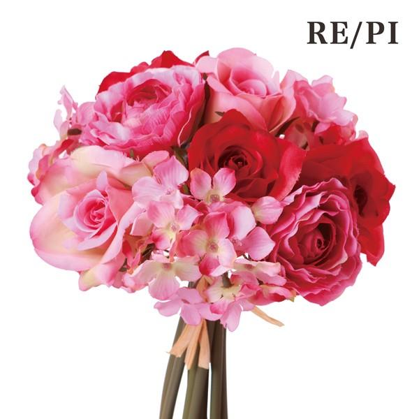 造花 とりよせ品 特価 ローズ&ラナキュラブーケ 花束 ブーケ 小さめ