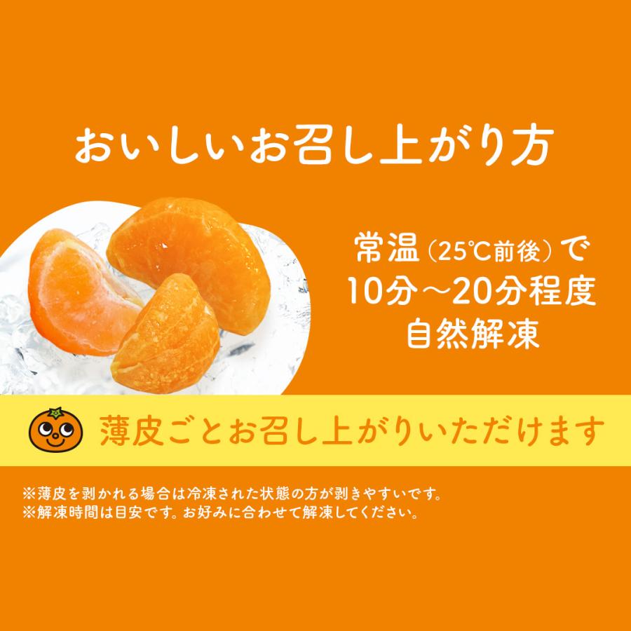 ひとくち むかん 500ｇ 冷凍みかん むかん 冷凍フルーツ 国産 デザート フルーツ 皮なし 冷凍 お試し 送料別 1sina お歳暮 | 八ちゃん堂 | 07