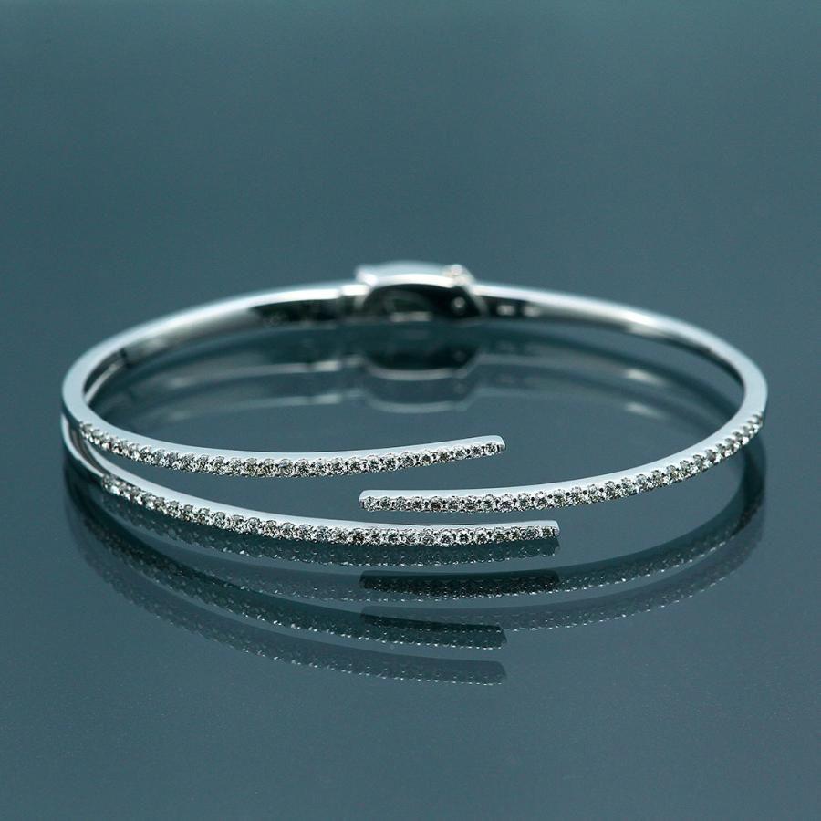 k18wg ダイヤモンドバングル