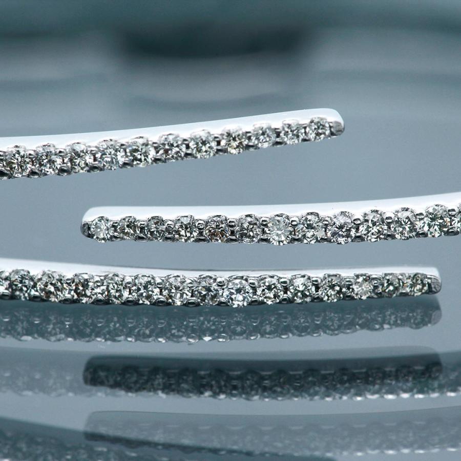 K18WG ダイヤモンドバングル : 宝寿堂 Yahoo!店 - 通販 - Yahoo