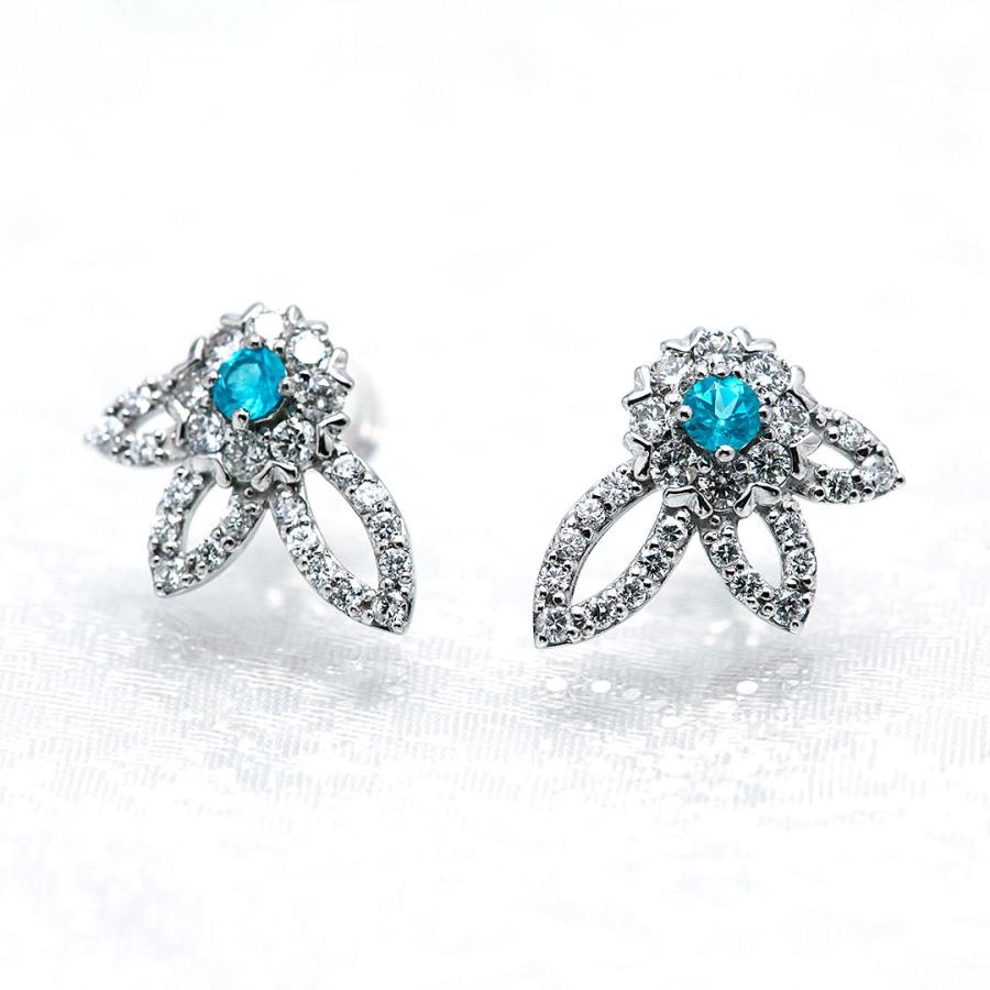 プラチナ アパタイトダイヤモンドピアス : 宝寿堂 Yahoo!店