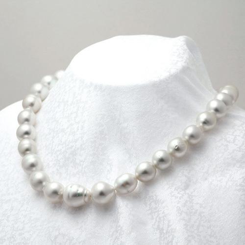 南洋白蝶パールネックレス9.1mm〜12.3mm : 宝寿堂 Yahoo!店 - 通販 