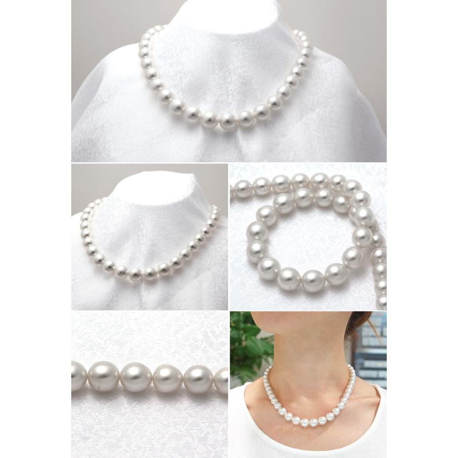 南洋白蝶パールネックレス 8.0mm〜10.9mm : 宝寿堂 Yahoo!店 - 通販 