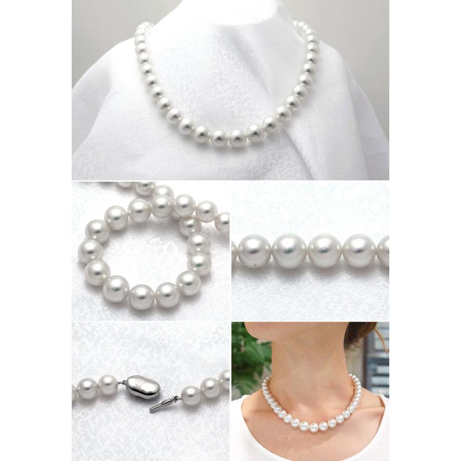 南洋白蝶 パールネックレス 9.0mm〜12.3mm_1