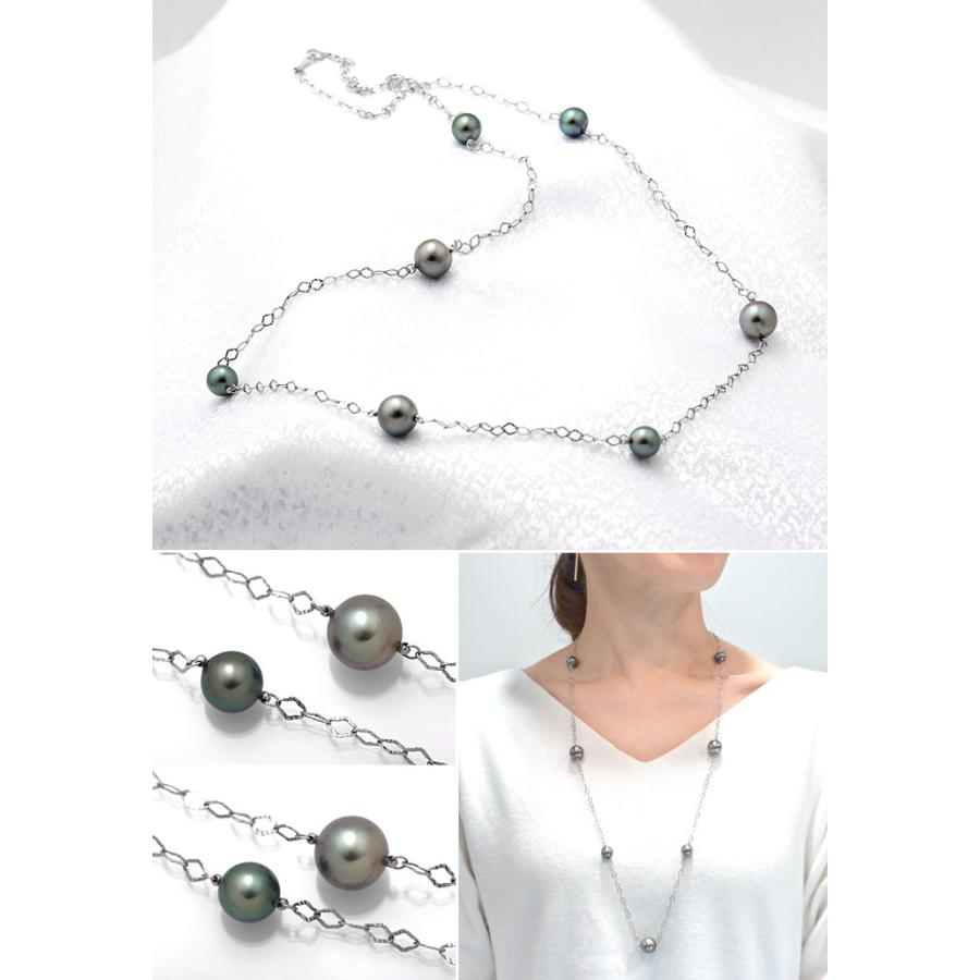 K18WG南洋真珠ネックレス