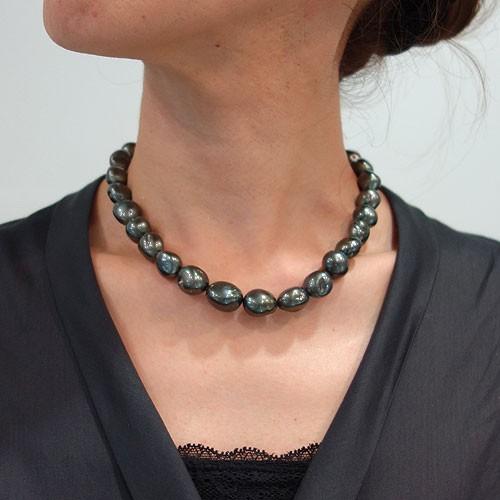 【日本未発売】 ＳＶ 南洋黒真珠 ネックレス 【MYK2427094575】(88440円)