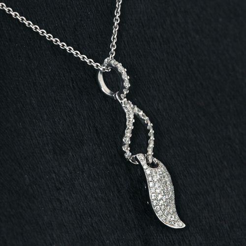 K18WG ダイヤモンド 0.57ct ネックレス : 宝寿堂 Yahoo!店 - 通販