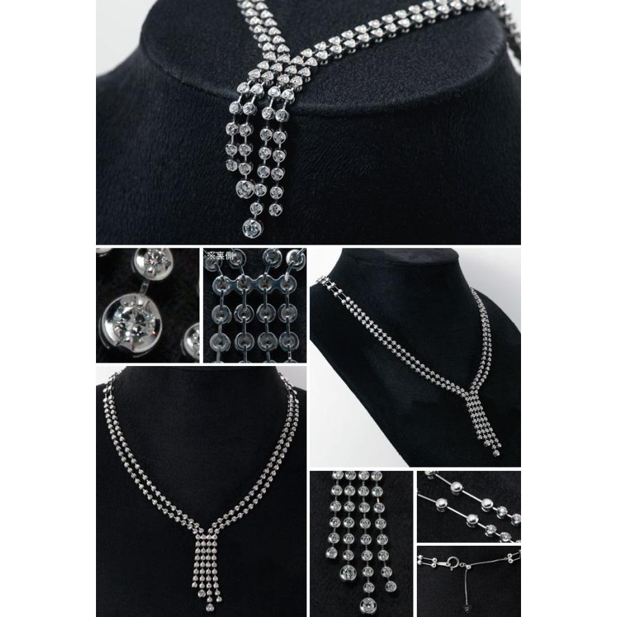 K18WG ダイヤモンド 3.00ct ネックレス : 宝寿堂 Yahoo!店 - 通販 