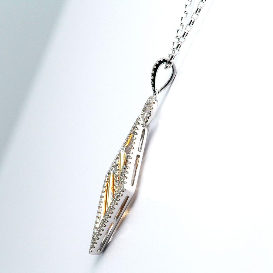 K18/K18WG ダイヤモンドペンダントネックレス : 宝寿堂 Yahoo!店