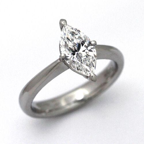 プラチナマーキスカットダイヤモンドリング 1.1ct リングサイズ9号