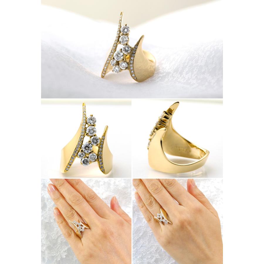 K18 ダイヤモンド リング 指輪 13号 リング 指輪 13号 18金 K18イエローゴールド ダイヤモンド