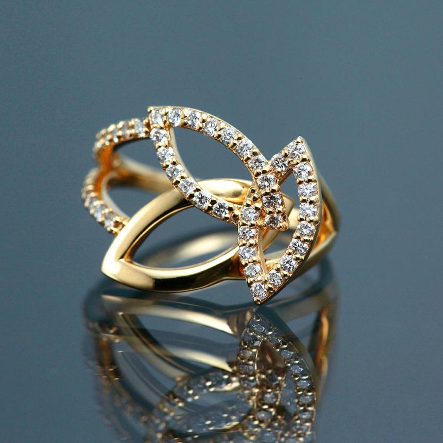 K18ダイヤモンドリングサイズ5号 K18ダイヤモンドピンキーリング リングサイズ5号 サイズ変更可