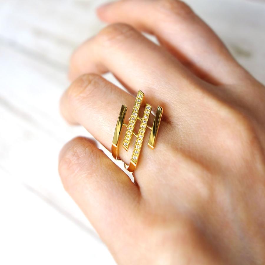 K18ファッションリング 12.5号