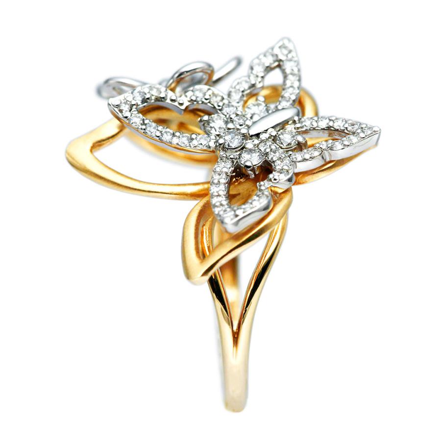 K18/PT900ダイヤモンドリングSize12