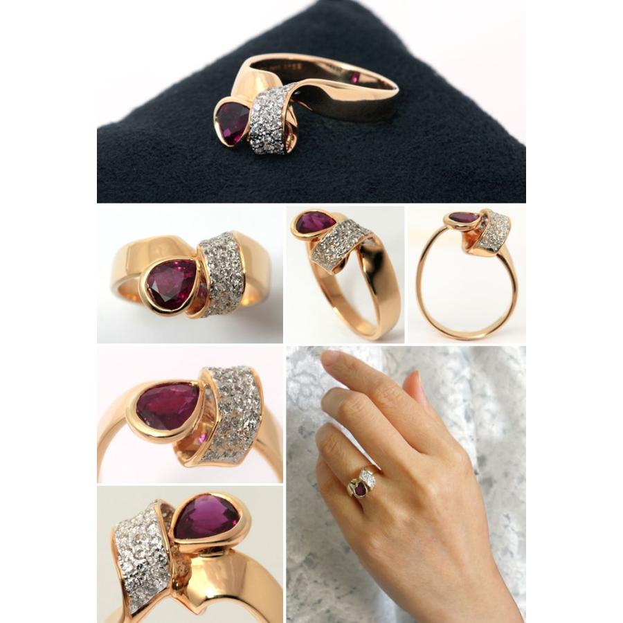 ルビーリング❣️k 18 サイズ12 K18ルビーリング リングサイズ12号 サイズ変更可 : 宝寿堂 Yahoo!店