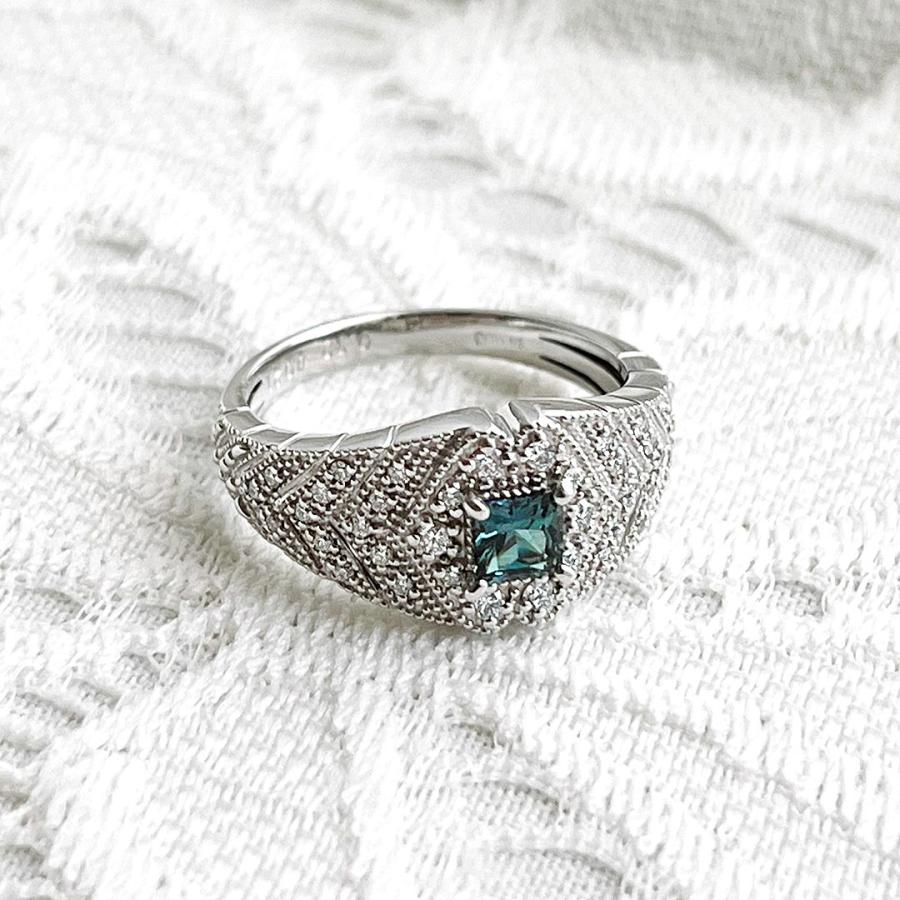 プラチナアレキサンドライトリング リングサイズ12.5号 サイズ