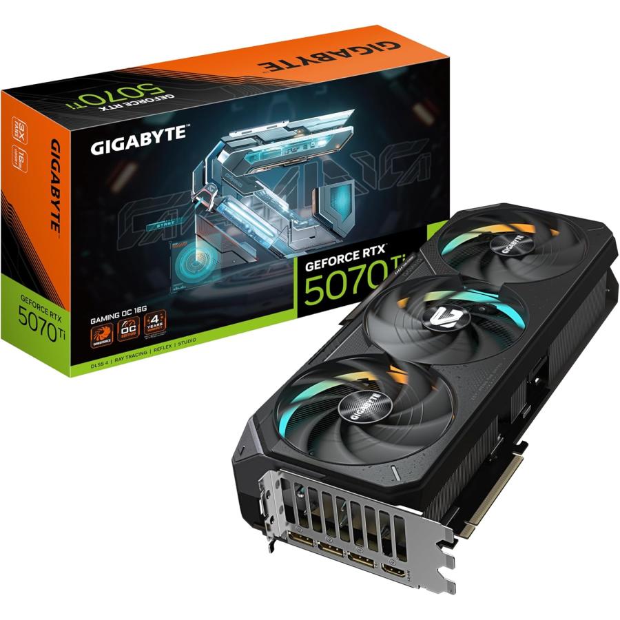 GIGABYTE NVIDIA RTX5070Ti 搭載 グラフィックボード GDDR7 16GB【国内
