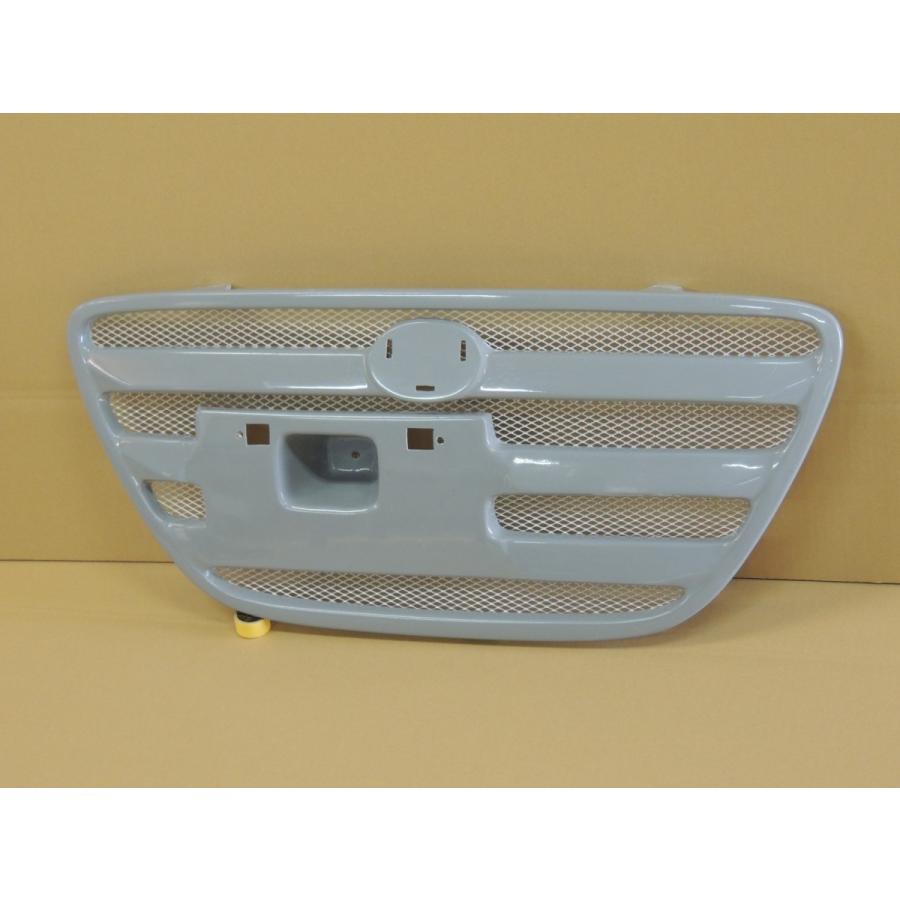 コペンLA400K用　フロントグリル タイプ2 未使用品　シルバー 青ライン有 コペンLA400K用 フロントグリル タイプ2 未使用品 シルバー 青