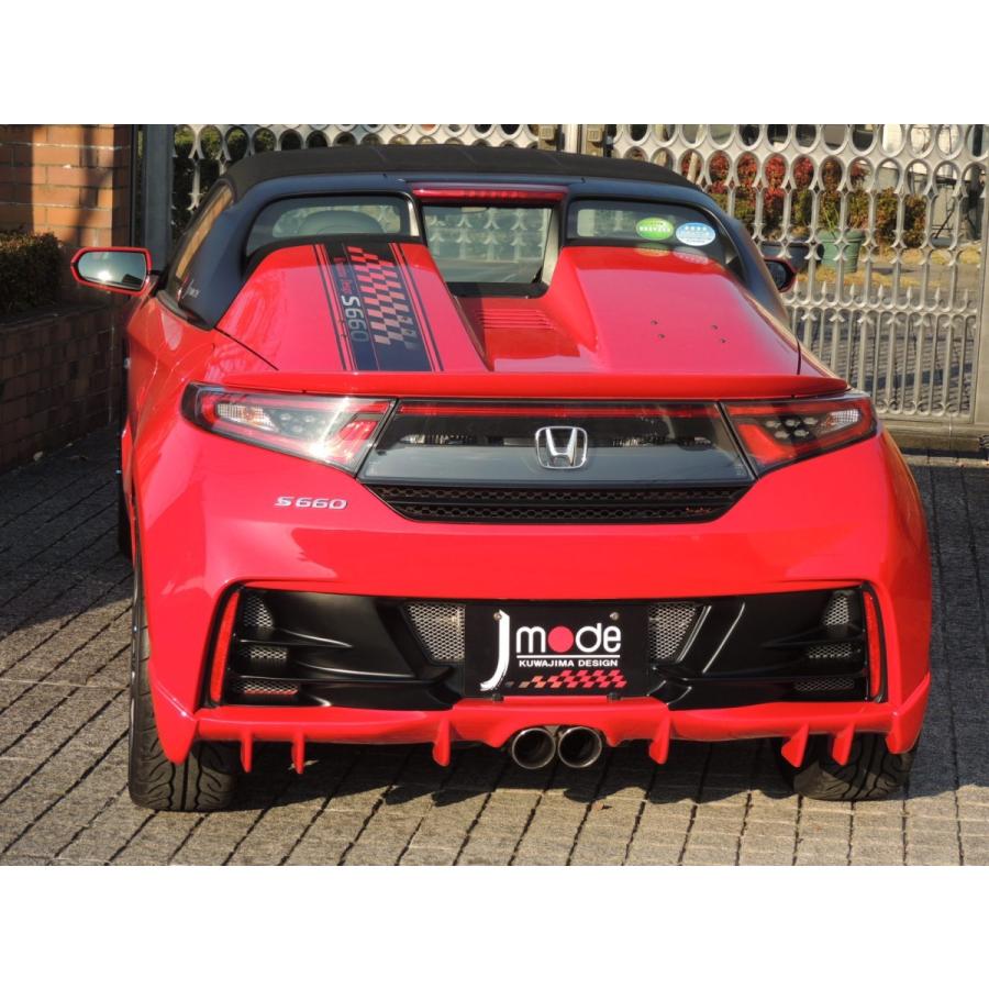Jmode ホンダ S660 JW5 Jmodeディフューザーハーフスポイラー