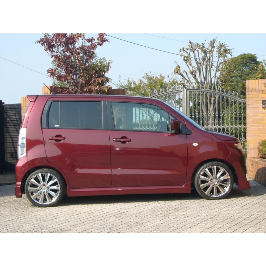 Jmode スズキワゴンRスティングレー MH23SサイドスポイラーAタイプ （未塗装）