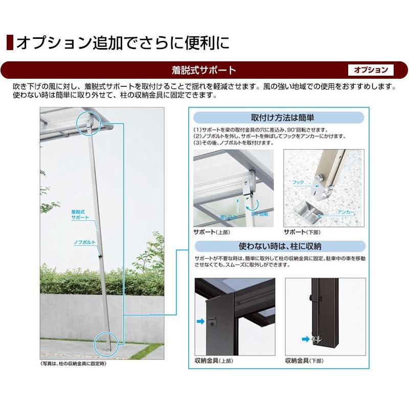 アリュース600タイプ Y合掌 カーポート 【工事費込セット(基準 アリュース600タイプ Y合掌 カーポート 【工事費込セット(基準