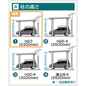 カーポートST カーポート 【工事費込セット（基準価格＋基本工事費）※サイズ・オプション種類によっては追加費用が必要です】 LIXIL  3台用 【代引不可】｜y-jyupro｜03